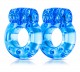 Stay Hard - Vibrating Cock Rings - 2 Pack - Blue Image