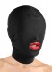 Spandex Hood With Padded Eyes and Open Mouth Image