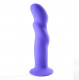 Riley Silicone Swirled Dong - Neon Purple Image