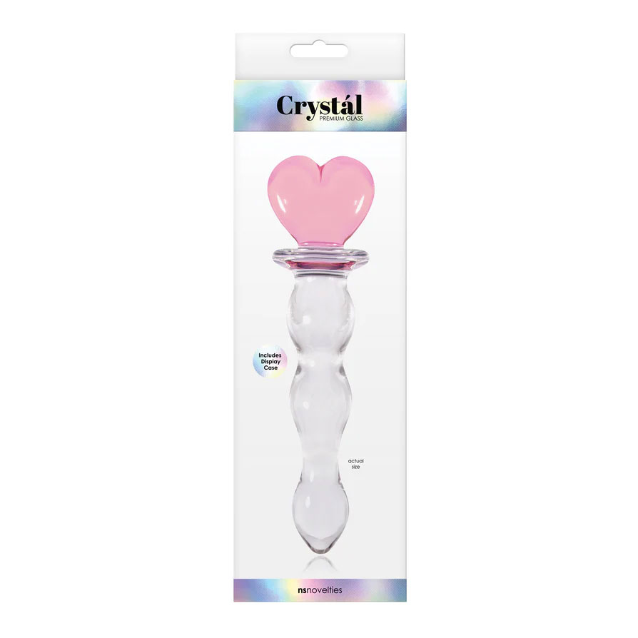 Crystal Heart of Glass Hypoallergenic Shatter Resistant Sex Toy Adam & Eve  for sale online