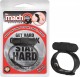The Macho Collection Snap-on Vibro Cock and Ball Strap - Black Image