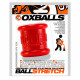 Neo 2 Inch Tall Ball Stretcher Squishy  Silicone - Red Image